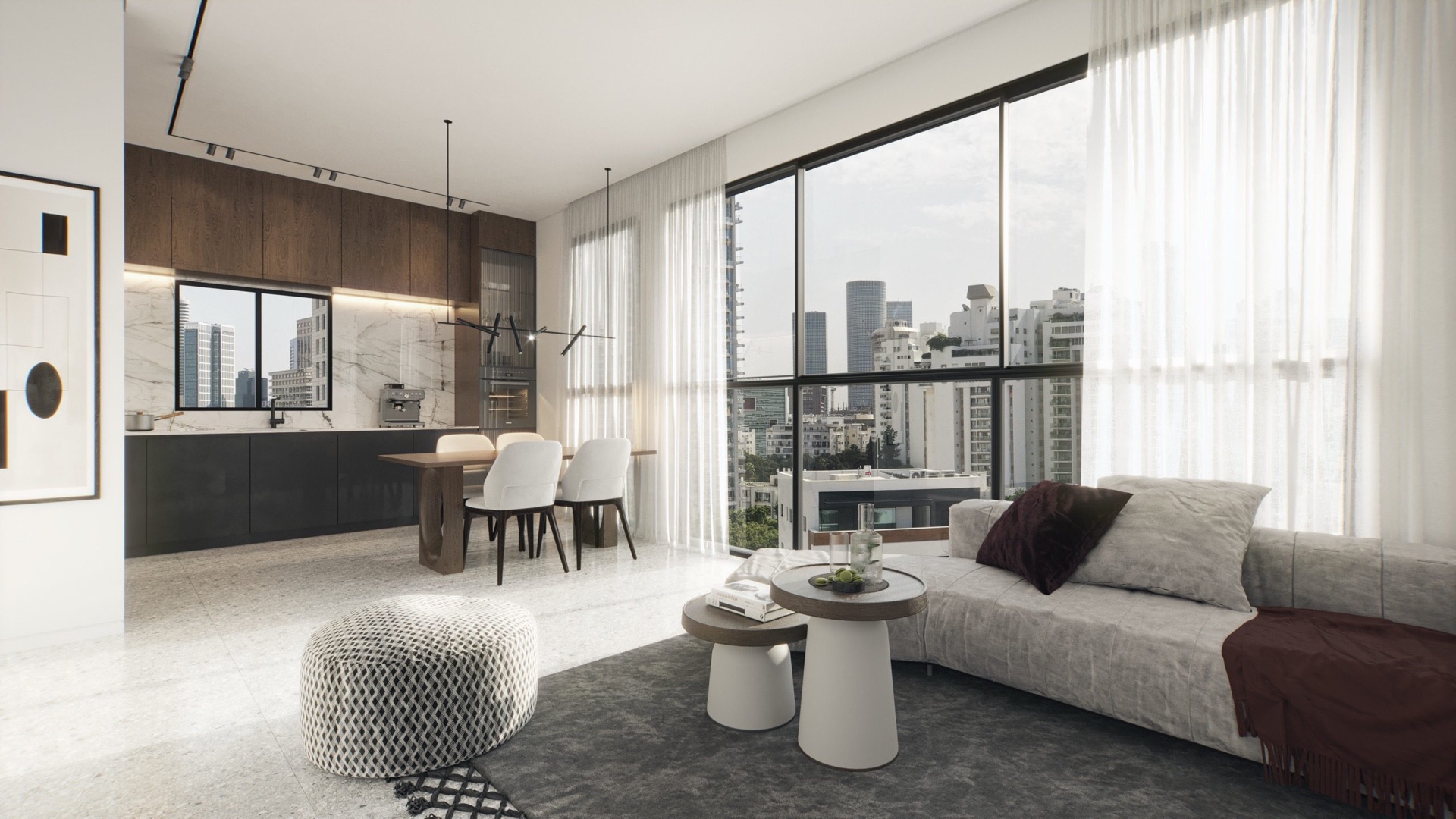 4-room penthouse, The Old North Boutique — Visualization