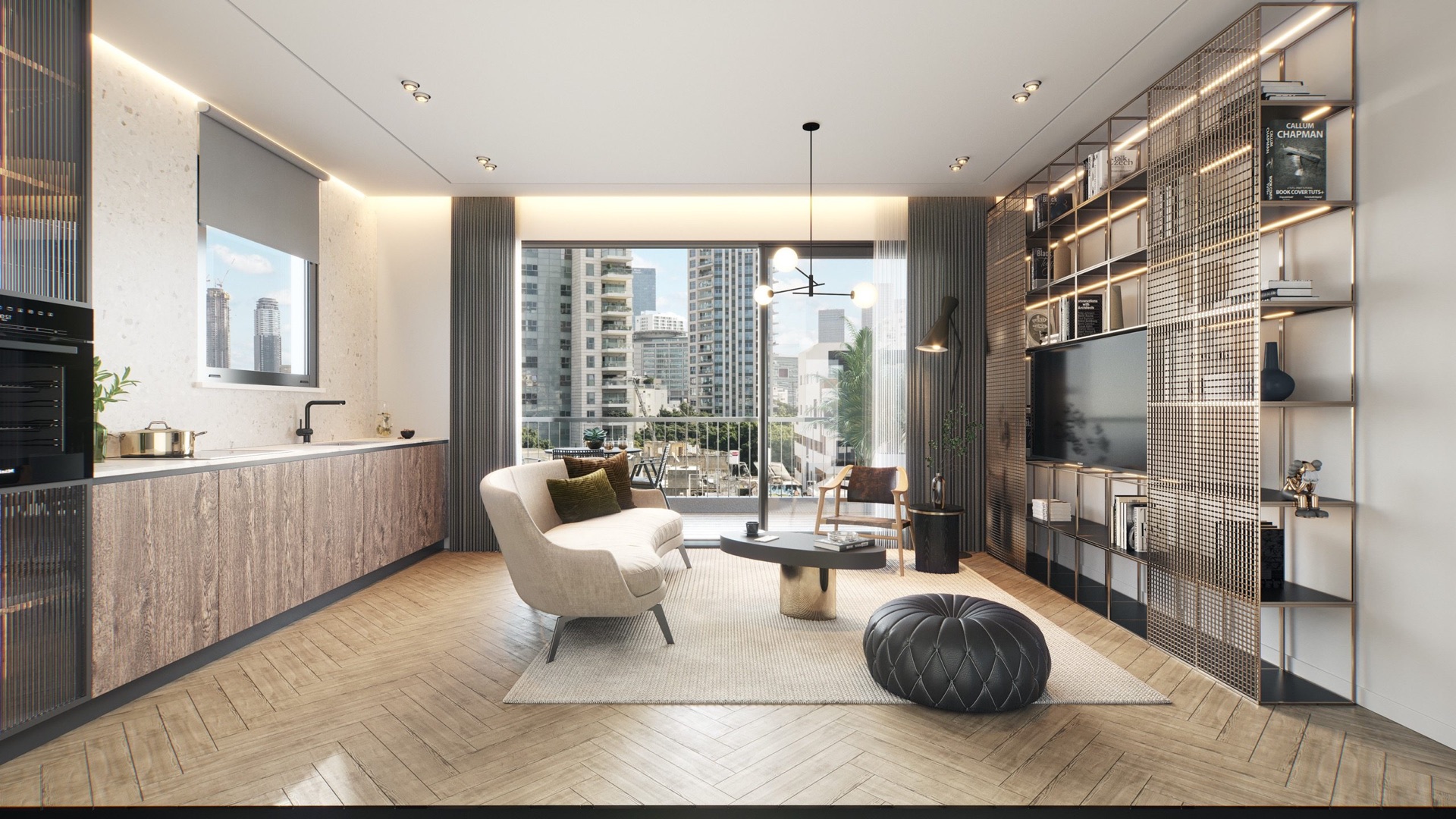 3.5-room residence, The Old North Boutique — Visualization