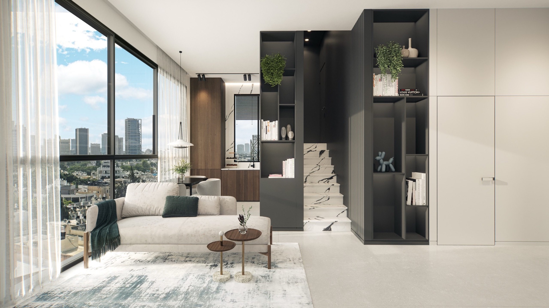 4-room penthouse, The Old North Boutique — Visualization
