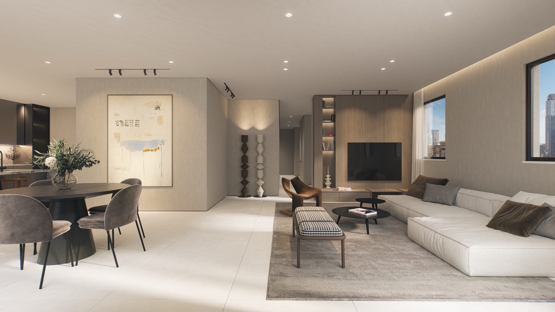 3-room residence, The Old North Boutique — Visualization